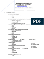 Third Periodical Examination in Science 2