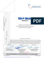 14-TES-P-104 - 08 - Bonding and Grounding of Insulated Metallic Sheath of Power Cable System (69kV To 380kV) - REV - 01