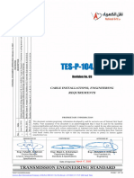 12-TES-P-104 - 05 - Cable Installations, Engineering Requirements - REV - 03