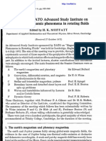 H.K. Moffatt - Report On The NATO Advanced Study Institute On Magnetohydrodynamic Phenomena in Rotating Fluids