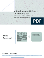 Saúde Ambiental J Sustentabilidade e Promoção Á Vida