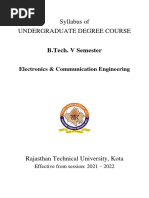 Btech 5 Sem Syllabus