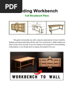 Folding Workbench Plan New