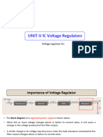 Unit-V IC Voltage Regulators