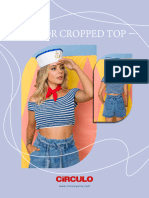 Sailor Cropped Top in Circulo Anne Downloadable PDF - 2