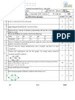 Answer Any FIVE FULL Questions: Aids & Cse (Aids) 11/7/2024 90 Minutes Iv - A, B & C OBE