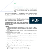 Presupuesto, Elaboración para Una Empresa Privada.