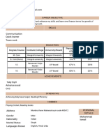 Resume - Mohammad Ismail - Format7