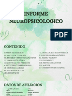 Informe Neuropsicologico