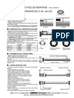 Notice de Branchement Et de Reglage Du Moteur Somfy LT50-60