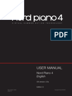 Nord Piano 4 English User Manual v2.5x Edition E