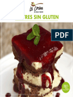 Recetario POSTRES SIN GLUTEN