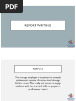 Report Writing