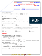 Devoir de Contrôle N°1 - Math - Bac Informatique (2009-2010) MR BEN ALI