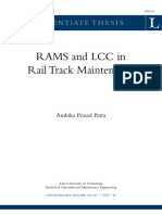 Tesis - RAMS and LCC in Rail Track Maintenance, A.P. Patra, 2007