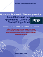 Instant Download Quantum Stochastic Thermodynamics: Foundations and Selected Applications (Oxford Graduate Texts) Philipp Strasberg PDF All Chapter