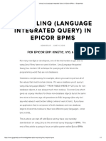 13-Using Linq (Language Integrated Query) in Epicor BPMs - GingerHelp