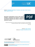 Fernández, A. M., Fernández, L., Imán, C. Y. y Paillán, A. S. (2022) - Revisión Sistemática Acerca Del Estudio de Ambiente Familiar, Prácticas de Crianza y Desarrollo Infantil en L