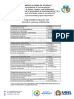 Cronograma Proceso Reasignacion Docente 2024