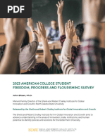 American College Student Freedom Progress and Flourishing Survey 2023