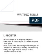 Writing Skills (Register) - 1