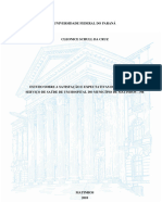 Estudo Sobre A Satisfacao e Expectativas Nos Usuarios de Servico de Saude de Um Hospital Do Municipio de Matinhos PR