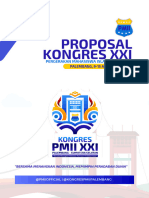 Proposal Kongres XXI PMII - Palembang