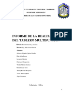 Informe Tecnico Tablero Multifuncion