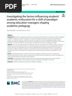 Investigating The Factors Influencing Students Ac