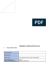 ILT Project Initiative Plan Template