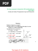 5th Week Lab Program-Rotate A Triangle About Origin and Fixed Point