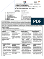 5° EXPERIENCIA DE APRENDIZAJE - ER-1 A 5º