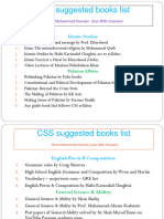 CSS Recommended Books by RMH