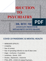 Introduction To Psychiatry by Dr. Tushar Jagawat