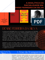 A Analítica Da Racialidade em Denise Ferreira Da Silva