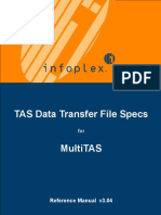 TAS Data Transfer Files Specs