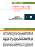 Emerging Agri Tech Entrepreneur and Properity in Haryana