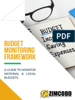 ZIMCODD Budget Monitoring Framework 1