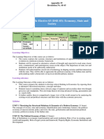 Discipline Specific Elective 03 (DSE-03) : Economy, State and Society