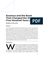 Erasmus and The Book That Changed The World Five H