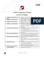 Global Account Manager Competency Model - SOE