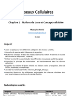 Chapitre 1 - Notions de Base Et Concept Cellulaire