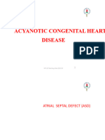 Acyanotic CHD