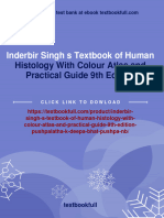 Histology With Colour Atlas and Practical Guide 9th Edition: Inderbir Singh S Textbook of Human