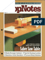 ShopNotes #23 (Vol. 04) - Saber Saw Table - Text