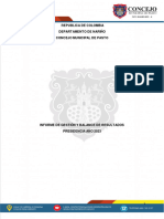 Informe de Gestion Concejo de Pasto 2023