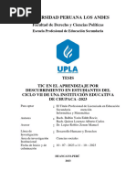 Universidad Peruana Los Andes: Facultad de Derecho y Ciencias Políticas