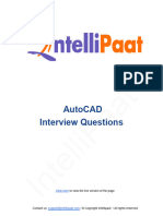 Autocad Interview Questions