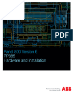 Panel 800 Version 6 Hardware Installation