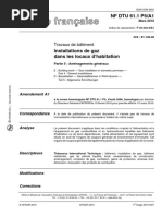 NF DTU 61.1 P5/A1: Travaux de Bâtiment